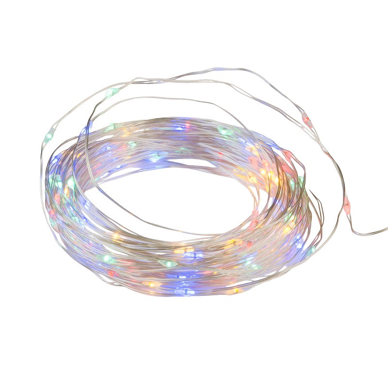 Гирлянда светодиодная Uniel Dew ULD-S1000-100/SCB/3AA UL-00005483 Multi 10 м