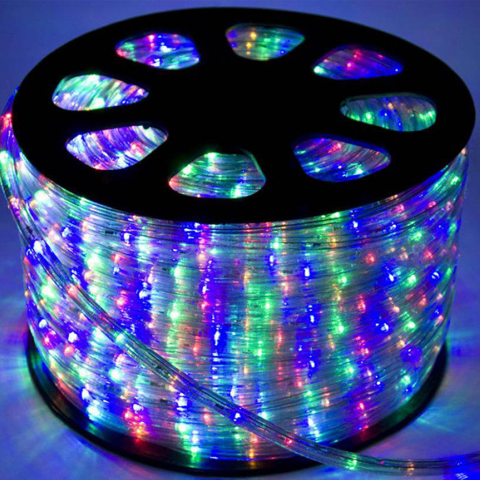 Шнур светодиодный Космос KOC-DL-3W13-RGB Дюралайт мультиколор свет 100 м