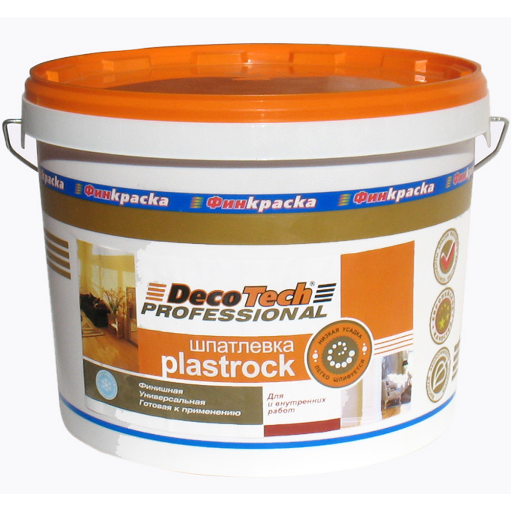 Шпатлевка финишная DecoTech Professional Plastrock 00-00011830 4,8 кг