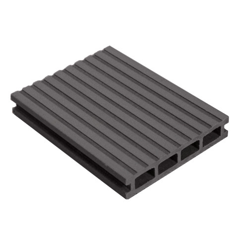 Доска террасная MasterDeck Classic Вельвет широкий/узкий Антрацит 4000х140х26 мм