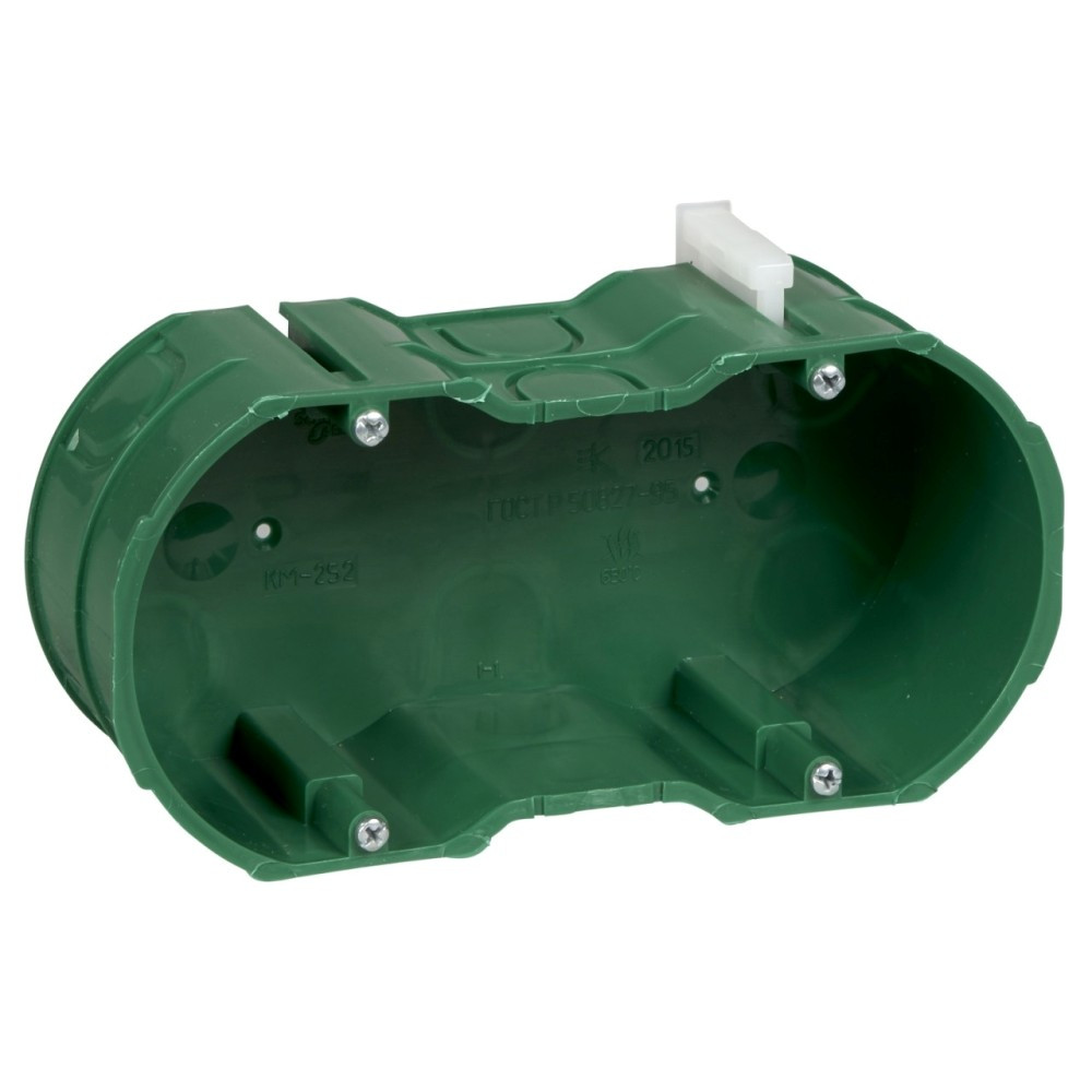 Коробка установочная Schneider Electric KM-252 для полых стен двупостовая 148х71х51 мм