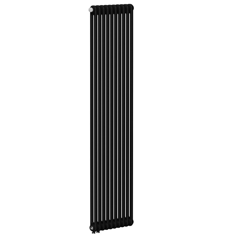 Радиатор стальной трубчатый Rifar Tubog Ventil Tub 2180-10-DV1-AN Антрацит нижнее одностороннее подключение 10 секций