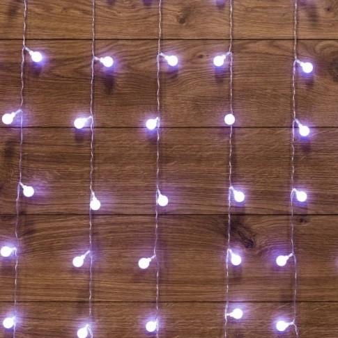 Гирлянда светодиодная Neon-Night 235-045 Светодиодный дождь 1,5х1,5 м свечение с динамикой LED белая