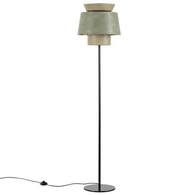 Торшер Odeon Light Kressa Pendant ODL24 401 4992/1FA E27 1x60W черный/зеленый/золотой