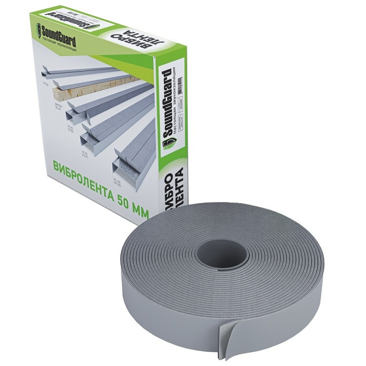 Лента демпферная виброгасящая Soundguard Band Rubber 50 12000x50x4,6 мм