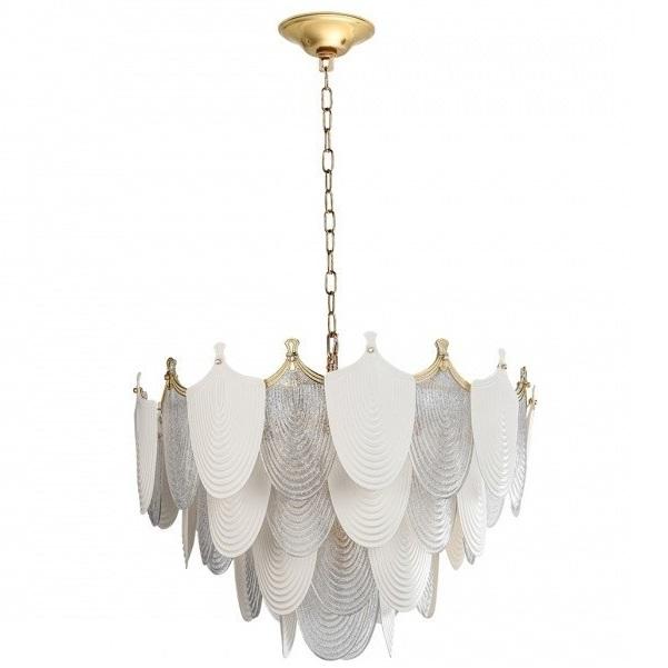 Люстра Odeon Light Porcela Hall ODL24 517 5051/21 E14 21x40W золото/белый/прозрачный