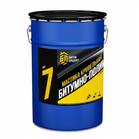 Мастика битумно-полимерная Битум Продукт BP-23 кровельная 5 кг