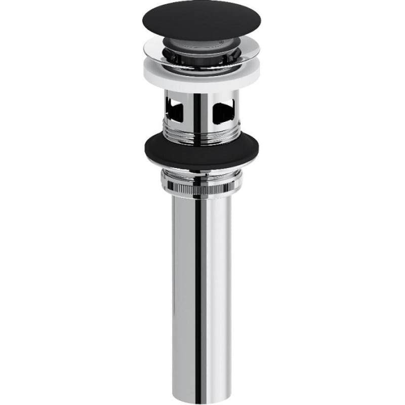 Донный клапан Damixa Option 210610300 длинный чёрный матовый
