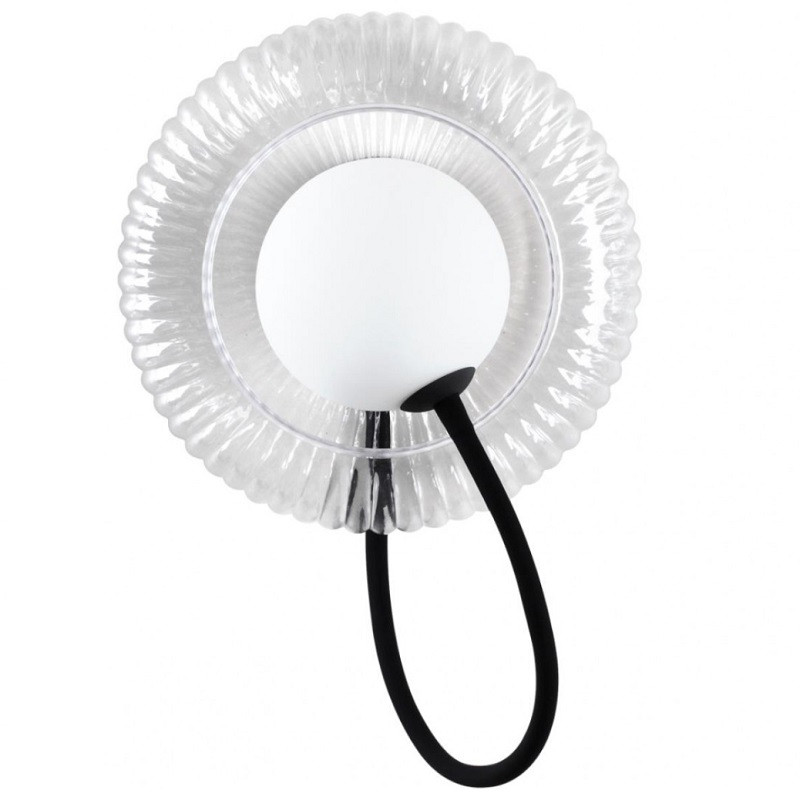 Бра Odeon Light Modern Buny 5013/1W ODL23 511 7W черный/прозрачный