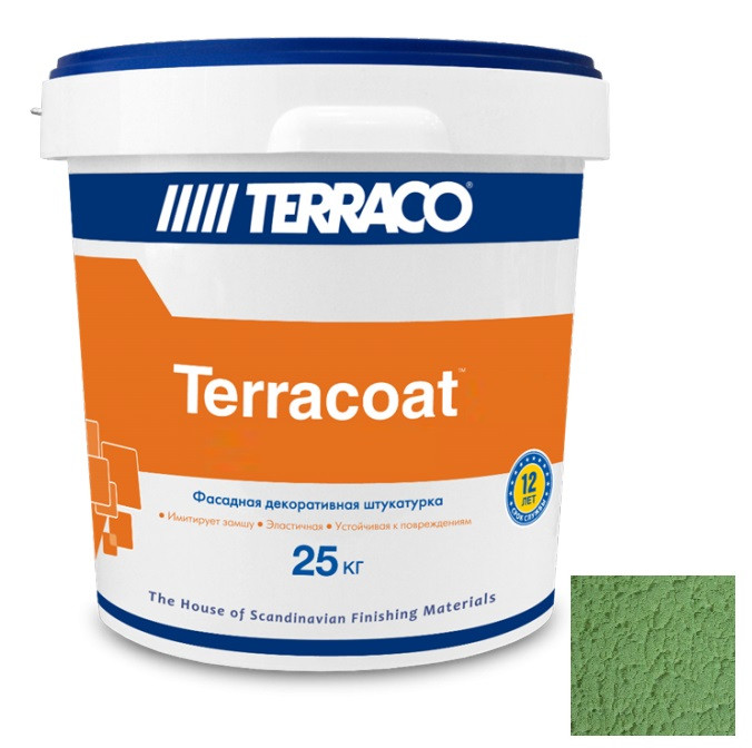Штукатурка фасадная Terraco Terracoat Standart Шагрень 25 кг