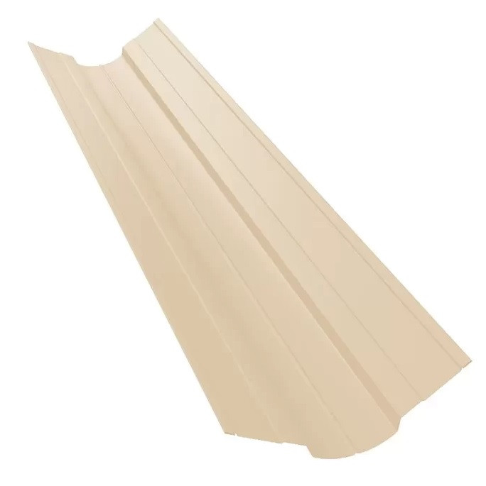Ендова верхняя фигурная Grand Line Satin Ral 1015 100х100 мм резка