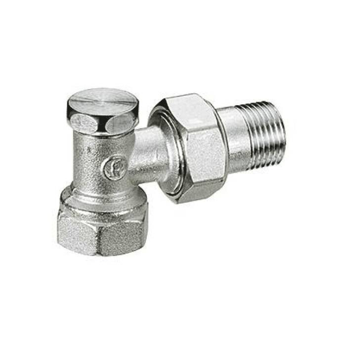 Клапан запорный для радиатора R16D2 Ду 20 Ру16 ВР угловой Giacomini R16DX004