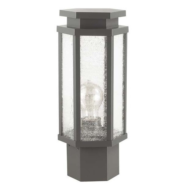 Светильник уличный Odeon Light Gino Nature ODL18 647 4048/1B E27 100W темно-серый