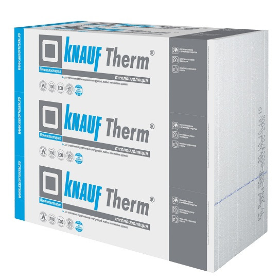 Пенопласт Knauf Therm Дача 1000x1000x30 мм 40 плит в упаковке