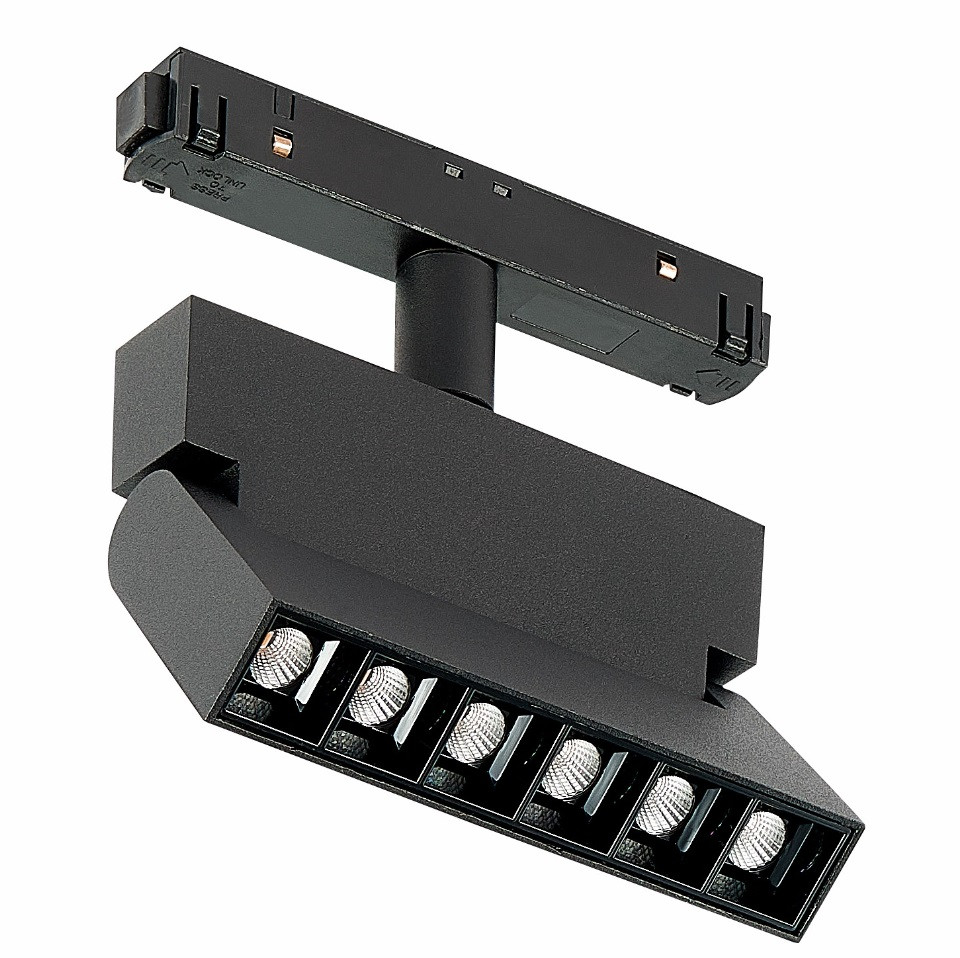 Светильник магнитный трековый ST Luce Skyline 48 ST362.446.06 LED 1х6W 4000K черный