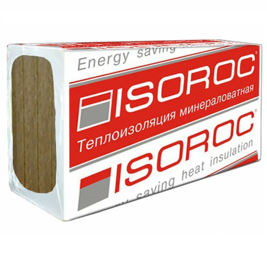 Базальтовая вата Isoroc П-125 1000x600x50 мм 6 плит