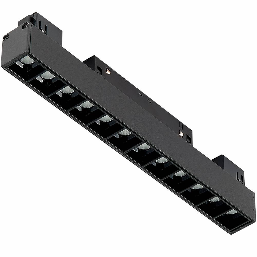 Светильник магнитный трековый ST Luce Skyline 48 ST361.436.12 черный LED 1х12W 3000K