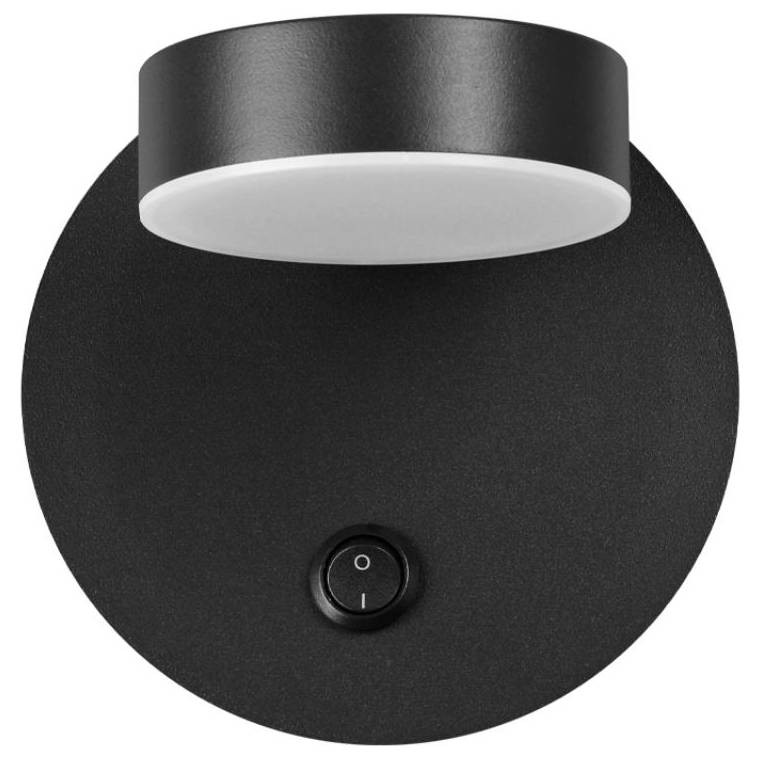 Бра Lumion Lark Ledio LN23 037 5633/7WL черный Led 7W 3000K 230 Лм 220V