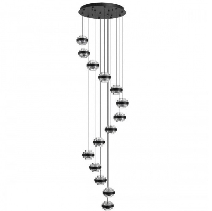 Люстра потолочная Odeon Light Klot L-Vision ODL24 391 5031/80L 4000K 80W черный