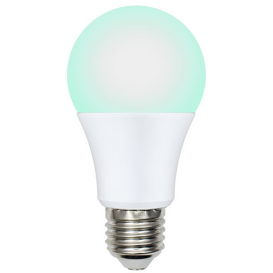 Светодиодная лампа Uniel LED-A60-9W/SCBG/E27/FR/DIM IP65 PLO65WH диммируемая для бройлеров