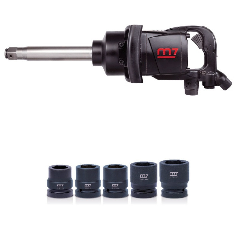 Гайковерт пневматический ударный Mighty Seven PNC-8343-8 1дюйм 2441Нм