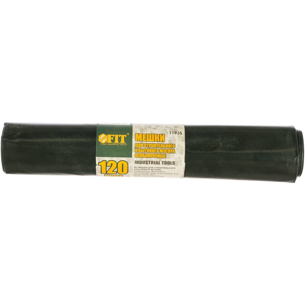 Мешки для строительного мусора Fit 11935 особопрочные 120 л 5 штук