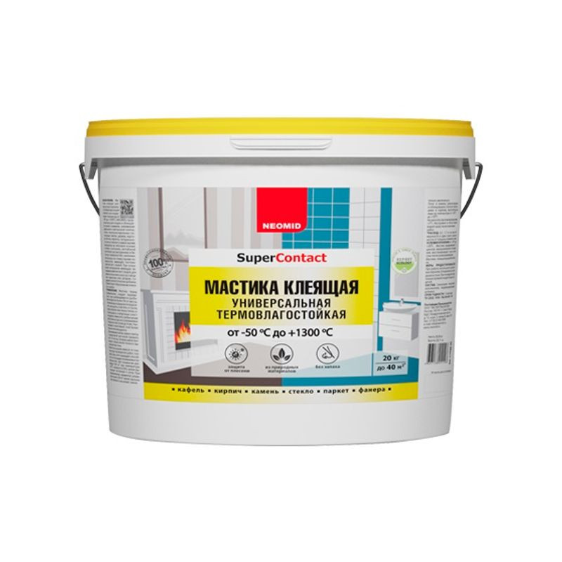 Мастика клеящая Neomid Supercontact термовлагостойкая 1300 C 20 кг