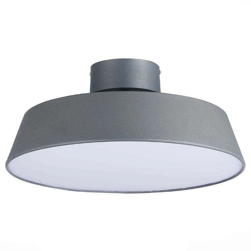 Светильник потолочный Evoluce Vigo SLE600272-01 LED 1х30W 3000K серый/белый