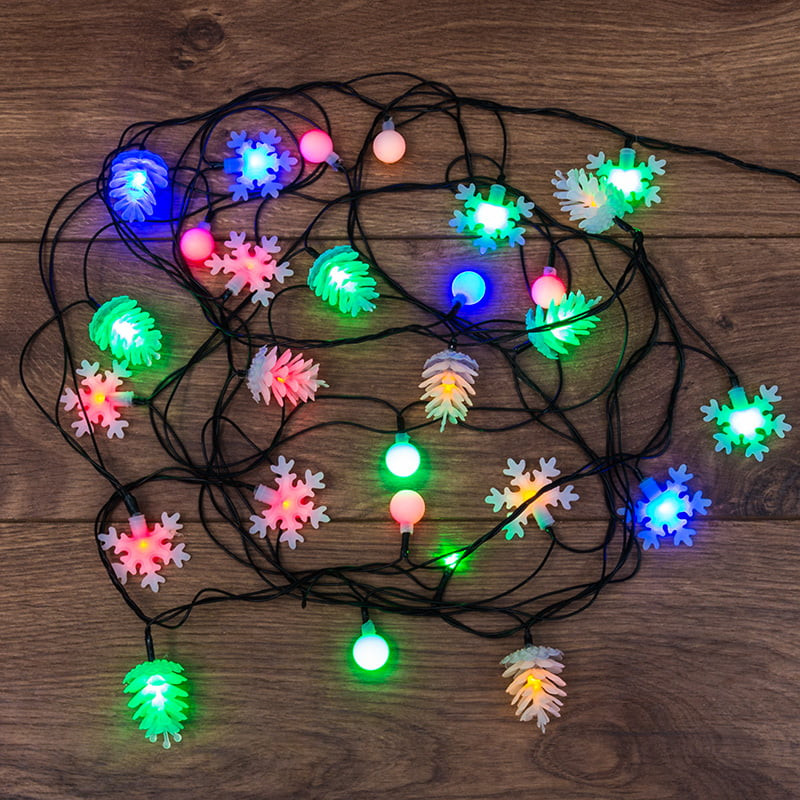 Гирлянда светодиодная Neon-Night 303-064 универсальная с насадками 30 LED