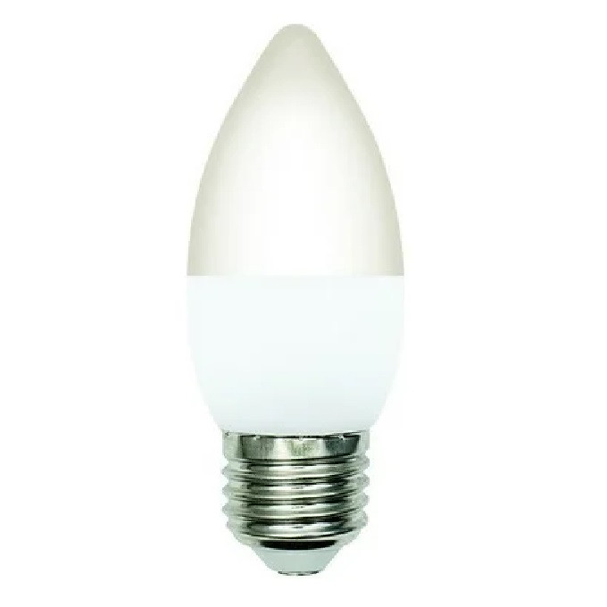 Лампа светодиодная Volpe LED-C37-5W/3000K/E27/FR/SLS свеча Е27 5Вт 3000K