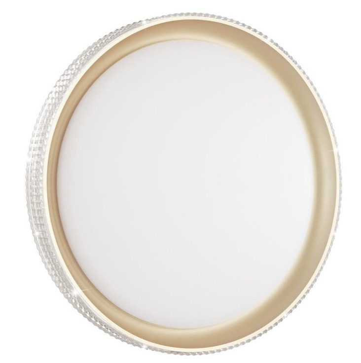 Светильник настенно-потолочный Sonex Shiny Pale SN 132 3054/DL 3000-6300К 48W белый/золотистый