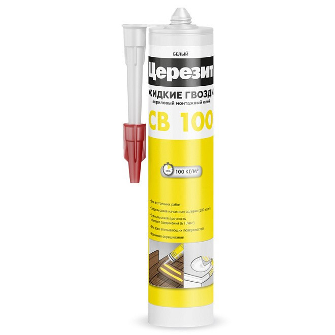 Монтажный клей Ceresit CB 100 400 г