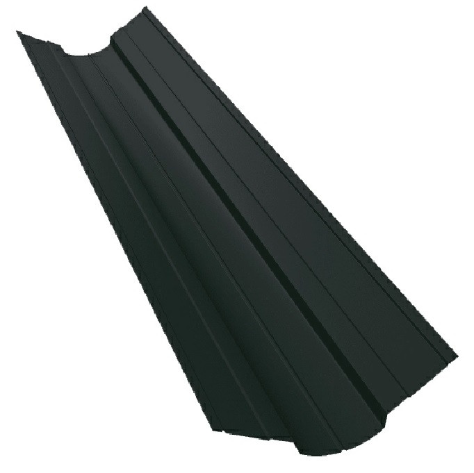 Ендова верхняя фигурная Grand Line Satin Ral 7016 70х70 мм резка