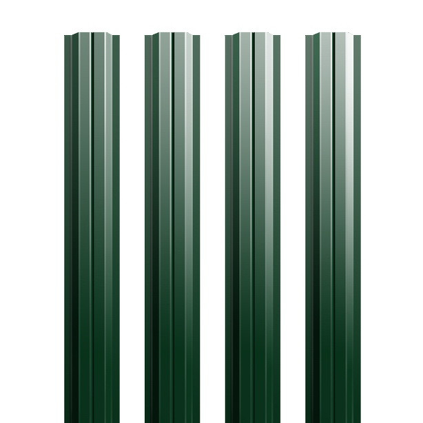 Штакетник П-образный Grand Line Satin 0,5 мм Ral 6005 резка