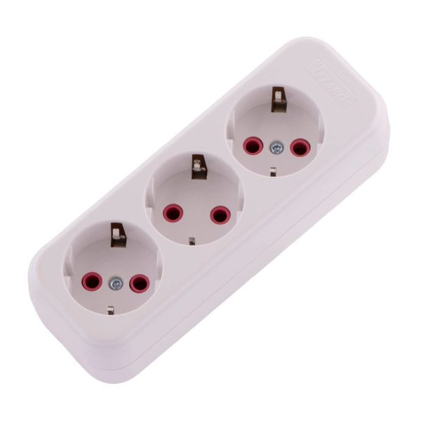 Колодка удлинителя Lezard Lila 720-0300-301 3 розетки с заземлением