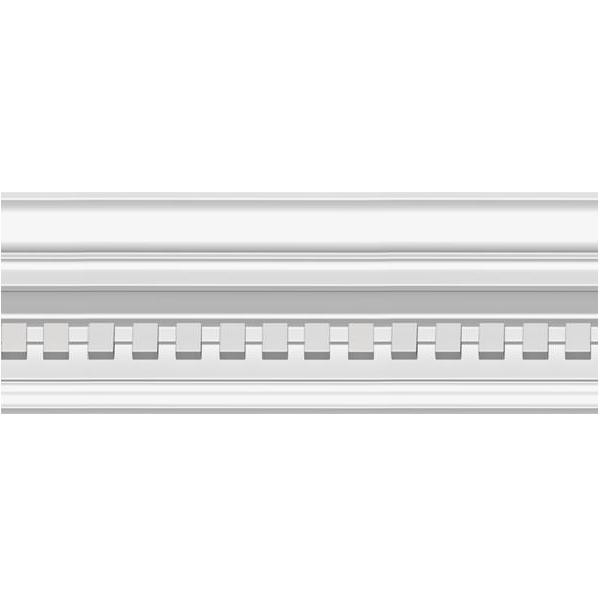 Плинтус потолочный полиуретановый Decomaster DT 5 2400х128х128 мм