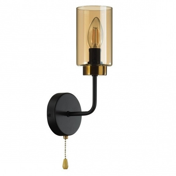 Бра Lumion Dallin Comfi LN23 233 5640/1W E14 1x40W черный/бронза