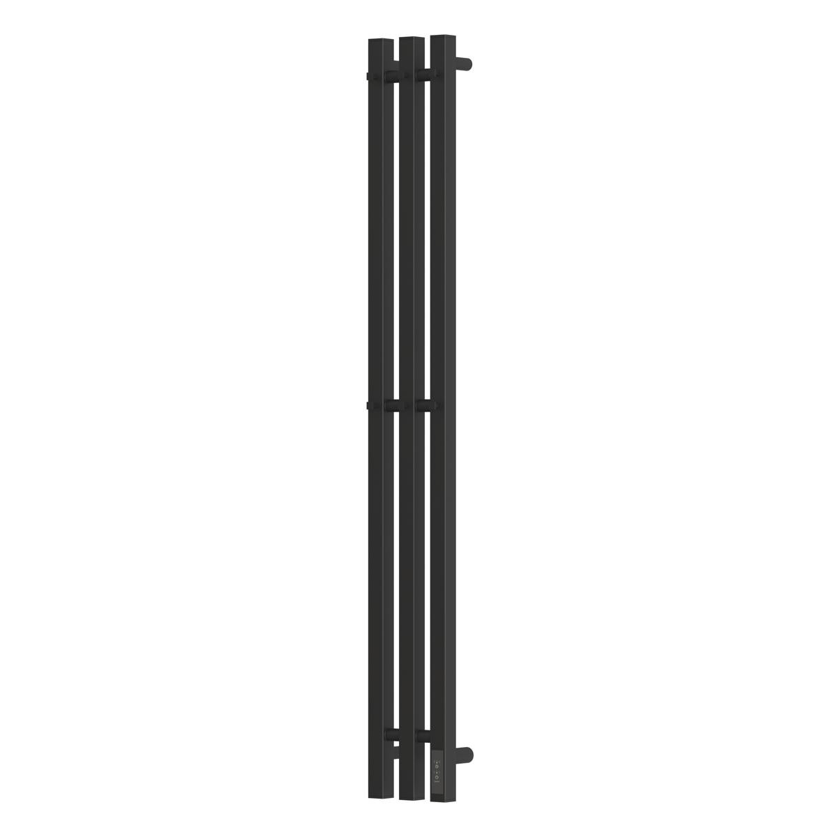 Полотенцесушитель электрический Point Гермес PN13822B П3 120x1200 мм диммер справа черный