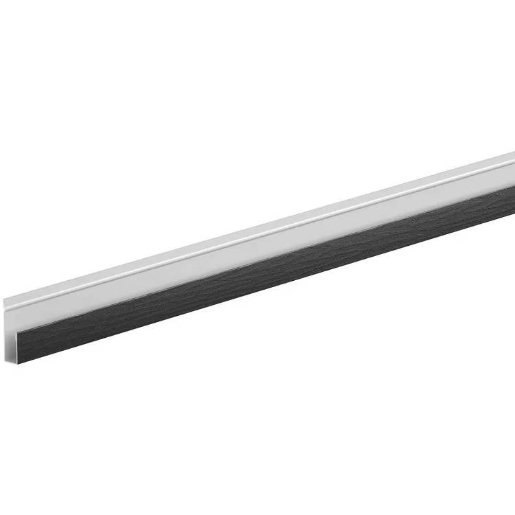 G-планка стальная Aquasystem Rooftop Бархат RAL 9005 2000 мм