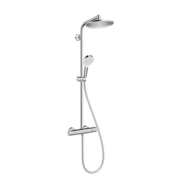 Стойка душевая Hansgrohe Crometta S 1 jet Showerpipe 27267000 с термостатом