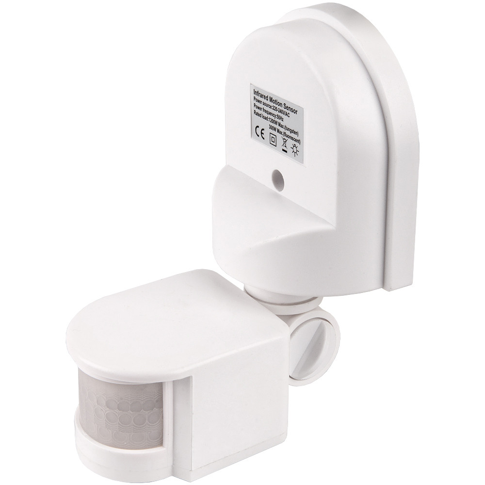 Датчик движения General Lighting Systems GMS1-W-11-7-W настенный 1200 Вт белый