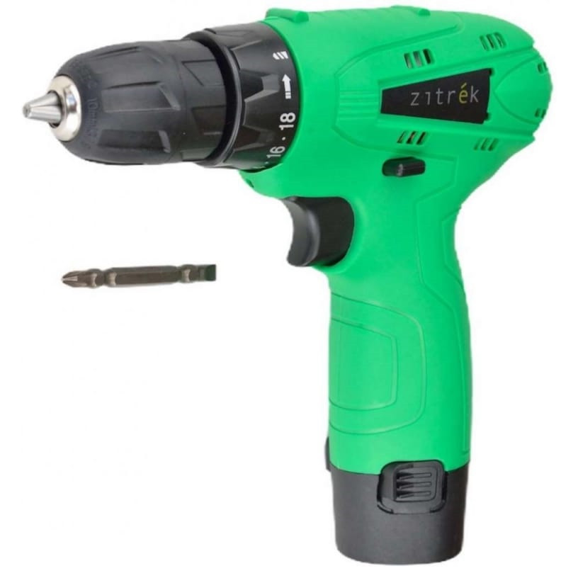 Дрель аккумуляторная Zitrek Green 12-Li 063-4072