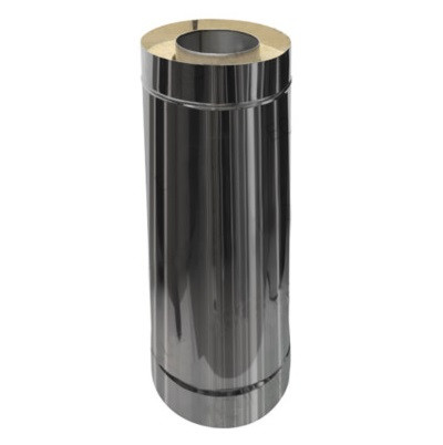 Сэндвич труба для дымохода нержавеющая сталь Eco Flue 1 мм D200х115 мм L1 м