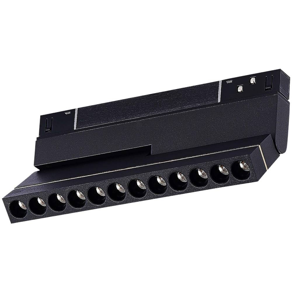 Светильник магнитный трековый ST Luce Skyline 48 ST805.436.12 черный LED 1х12W 3000K