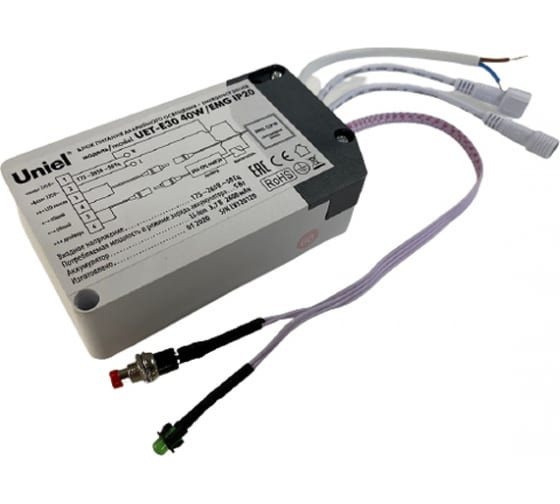 Блок аварийного питания для светодиодных панелей Uniel UET-E30 UL-00006766