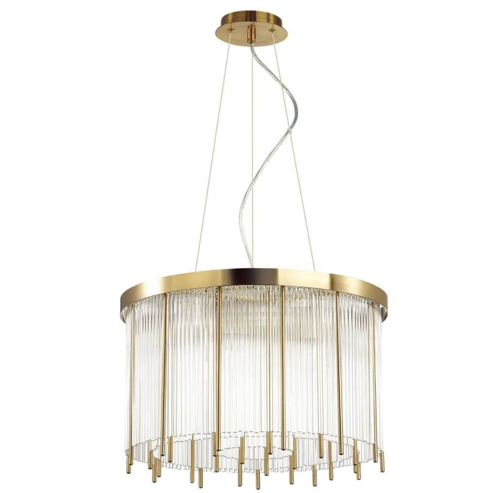 Люстра Odeon Light York Hall ODL21 555 золото E14 7x40W