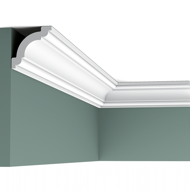 Карниз потолочный из дюрополимера Orac Decor Axxent CX124 2000х49х49 мм