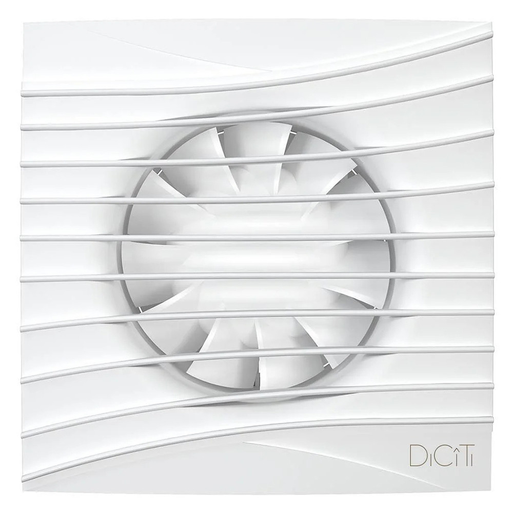 Вентилятор вытяжной Diciti Silent 4C осевой с обратным клапаном matt white