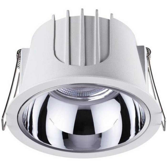 Светильник встраиваемый Novotech Knof Spot NT21 276 358693 белый/хром IP20 20W 100-265V