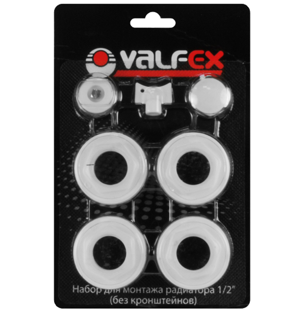 Комплект для монтажа радиаторов Valfex AD-1001 без кронштейнов 1/2 дюйма